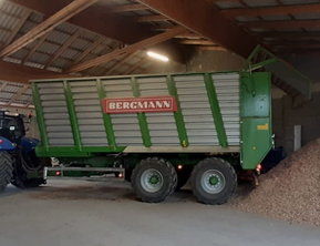 Maschine Bergmann HTW 40 der Firma Gnauer Agrardienst