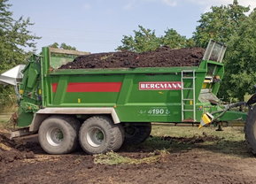 Streuer "Bergmann TSW 4190" der Firma Gnauer Agrardienst